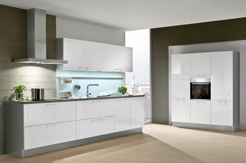 Atelier Küchen & Hausgeräte - Basis - Häcker - Kunststoff glänzend 