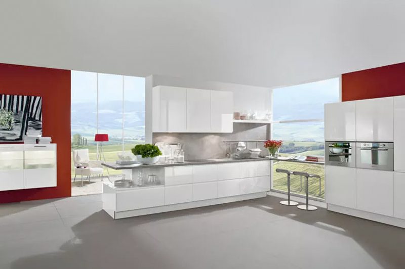 Atelier Küchen & Hausgeräte - Premium - Häcker - weiss glänzend